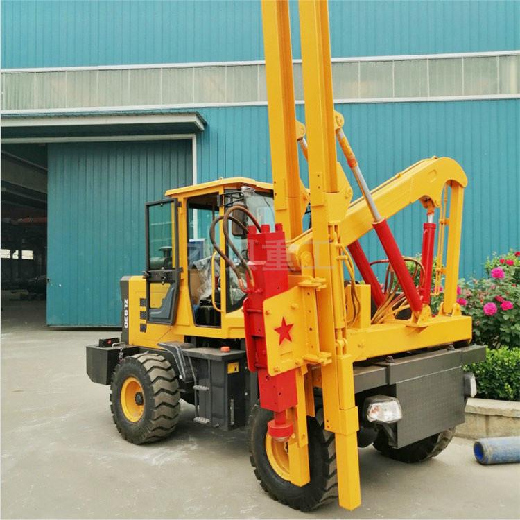 供應(yīng)馬路護(hù)欄打樁機(jī)，波形護(hù)欄鉆孔機(jī)